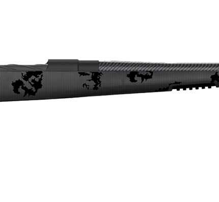 Fierce Firearms FCTRG65CM20BBO CT Rage  6.5 Creedmoor Caliber with 4+1 Capacity, 20" Carbon Fiber Barrel, Black Cerakote Metal Finish & Blackout Camo Fixed Fierce Tech C3 Stock, Right Hand (Full Size)