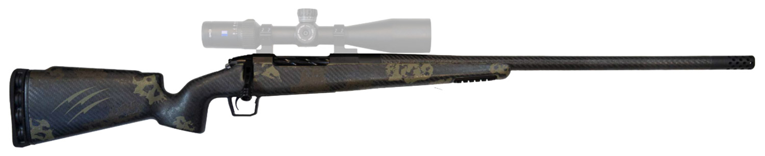 Fierce Firearms LRCR300WINMMV4 Carbon Rival LR 300 Win Mag 3+1 24" Carbon Fiber C3 Carbon Fiber Barrel Midnight Bronze Cerakote Steel Midnight Bronze Fixed Fierce Tech C3 Stock Right Hand