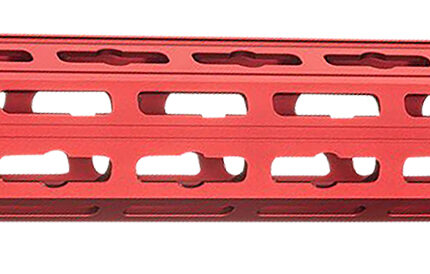 Strike Industries GRIDLOK-LITE-17-RED GridLok Lite with Quick Rail Detach System 17"L 1.57"D M-LOK Red Aluminum for AR-15