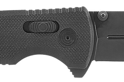 S.O.G SOG12610557 Pentagon XR LTE 3.60" Folding Spear Point Graphite TiNi Cryo CTS XHP Blade/Black G10 Handle Includes Belt Clip