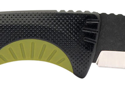 S.O.G SOG17410441 Aegis FX 3.70" Fixed Drop Point Plain Stonewashed 4116 Krupp SS Blade Black w/Moss Green Accents GRN Handle, Includes Sheath