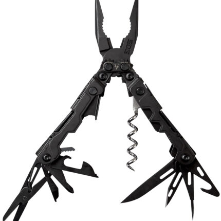 S.O.G SOGPL1002CP PowerLitre  Black Hardcoat Anodized 5Cr15MoV Stainless Steel 5" Long Features 19 Tools