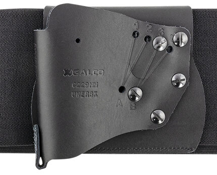 Galco UWERBKXL UnderWraps Elite Black XL Leather/Nylon Handgun