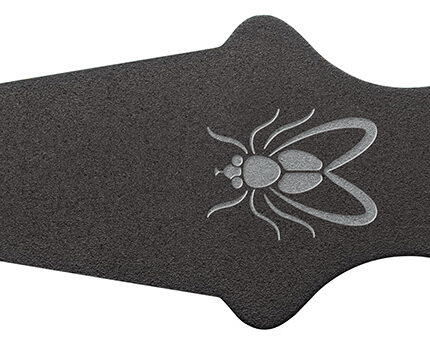 Cold Steel CS80STMA Black Fly Thrower Fixed Plain Black 1055 Carbon Steel Blade/Handle