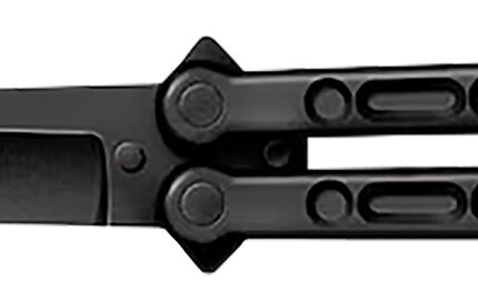 Cold Steel CS-92EAB FGX Balisong 5" Folding Plain Tanto Black Griv-Ex Blade/Handle