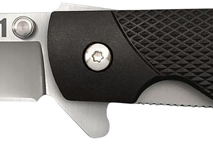 Cold Steel CS20NPJAAZ 1911 3" Folding Clip Point Plain 4034 SS Blade Black Textured Griv-Ex Handle Includes Pocket Clip