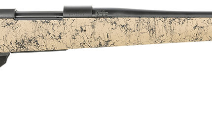 Howa HHS43164 M1500 HS Precision 308 Win 5+1 22" Threaded Barrel, Black Metal Finish, Tan Black Webbed Fixed HS Precision Stock