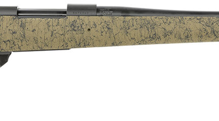 Howa HHS43163 M1500 HS Precision 308 Win 5+1 22" Threaded Barrel, Black Metal Finish, Green with Black Webbing Fixed HS Precision Stock