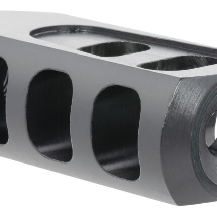 TacFire Tanker Muzzle Brake Black Oxide Steel with 1/2"-28 tpi Threads 2.76" OAL 1.37" Diameter for 5.56x45mm NATO