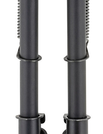 Harris Bipods S-25CP Swivel 25C Picatinny, 13.50-27", Black Steel/Aluminum, Rubber Feet