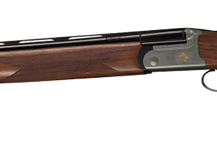 Bettinsoli USA BOSL122822 Omega S Lite 12 Gauge Break Open 3" 2rd 28" Blued 28" Vent Rib Barrel Stainless Engraved Stainless Receiver Walnut Wood Fixed Stock Ambidextrous Hand