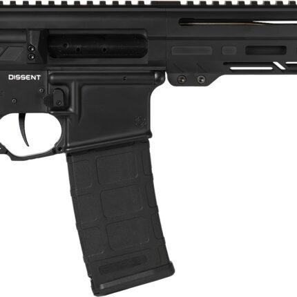 CMMG 55A938FAB Dissent  5.56x45mm NATO 30+1 6.50", Black Cerakote Rec, OEM Grip, Picatinny Buffer Adapter, Zeroed Drop-In Single Stage Trigger