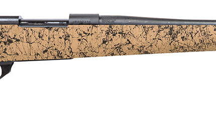 Howa HHS43334 M1500 HS Precision 300 Win Mag 3+1 24" Blued Threaded Barrel/Rec, Tan with Black Webbed HS Precision Stock