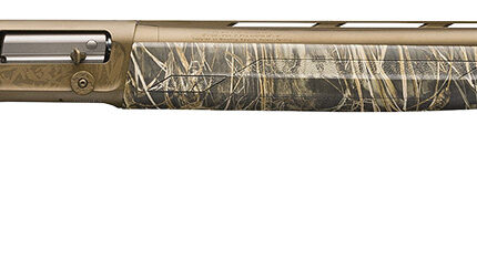 Browning 0119112005 A5 Wicked Wing 12 Gauge 26" Barrel 3.5" 4+1, Burnt Bronze Cerakote/Rec, Realtree Max-7 Camo Synthetic Stock With Close Radius Pistol Grip