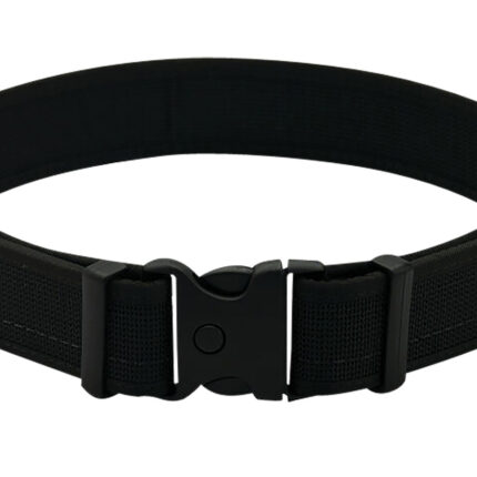 Uncle Mikes-leather(1791) BLTUM40/44MBL Gun Belt  Matte Black Leather 40/44 1.50" Wide Buckle Closure
