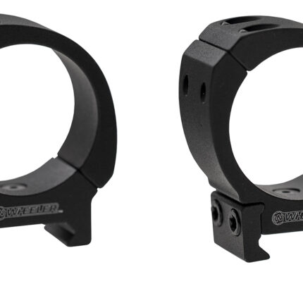 Wheeler 1133752 Sporter Scope Rings  Black 30mm High