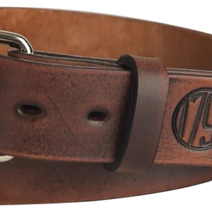 1791 Gunleather BLT013236VTGA 01 Gun Belt Vintage Leather 32/36 1.50" Wide Buckle Closure