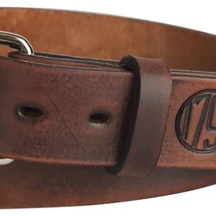 1791 Gunleather BLT014448VTGA 01 Gun Belt Vintage Leather 44/48 1.50" Wide Buckle Closure