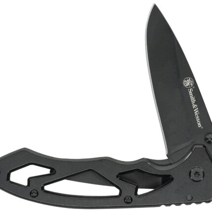 Uncle Henry CK400LCP Skeletonized  Large 3" Folding Drop Point Plain Stainless Steel Blade 4.40" Handle Includes Pocket Clip