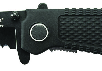 Smith & Wesson Knives CKTACBSCP Special Tactical  3.50" Folding Part Serrated Stainless Steel Blade 4.60" Black