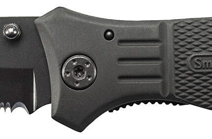 Smith & Wesson Knives SWFR2SCP Extreme Ops  3.30" Folding Tanto Part Serrated Stainless Steel Blade 4.70" Black Includes Pocket Clip