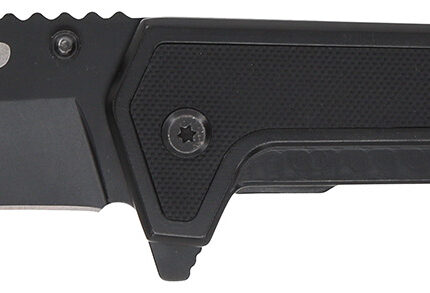 Smith & Wesson Knives 1160826 M&P Body Guard Folding Plain Black 8Cr13MoV SS Blade 5.26" Black Steel/G10 Handle Includes Pocket Clip