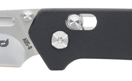 Schrade 1182620 Divergent  3.06" Folding Modified Drop Point Plain Satin AUS-8A SS Blade 4.31" Black G10 Handle