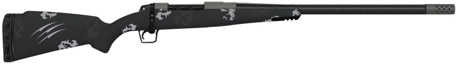 Fierce Firearms TROG300PRC22GP CT Rogue 300 PRC 3+1 22" Carbon Fiber Barrel, Glacier Cerakote Titanium Rec, Phantom Camo Rogue Stock