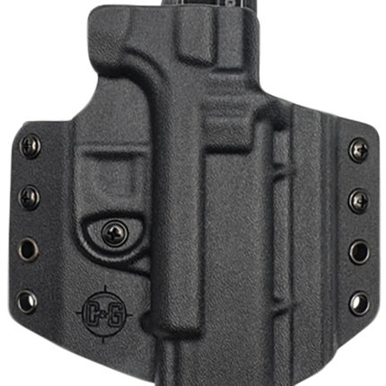 C&G Holsters 0006100 Covert  OWB Black Kydex Belt Loop Fits Glock 19 Fits Glock 23 Fits Glock 45