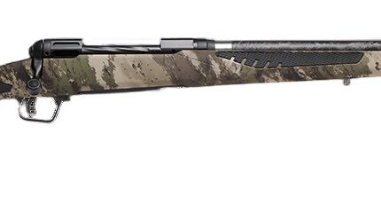 Savage Arms 58021 110 UltraLite 30-06 Springfield 4+1 22" Threaded Carbon Fiber Wrapped Barrel, Black Melonite Rec, Woodland Camo AccuStock with AccuFit