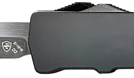 Templar Knife XLBR221 Premium LW Excalibur Large 3.55" OTF Tanto Plain Black Oxide Stonewashed D2 Steel Blade, 5.25" Black Aluminum/Rubber Handle