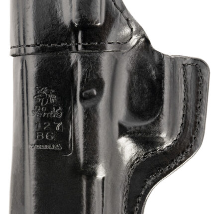 DeSantis Gunhide 127BAB6Z0 Inside Heat  IWB Black Leather Belt Clip Fits Glock 19/19 Gen 5/19X/23/32/45 Right Hand