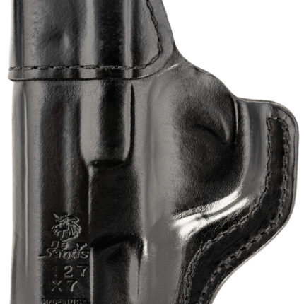 DeSantis Gunhide 127BAX7Z0 Inside Heat IWB Black Leather Belt Clip Fits S&W M&P Shield 9/40 Right Hand