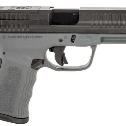 FMK FMKG49DG G3  9mm Luger 14+1 4" Stainless Steel Barrel, Black Optic Cut/Serrated Carbon Steel Slide, Dark Gray Polymer Frame w/Picatinny Rail, Black Backstrap Grip