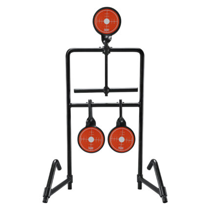 Champion Targets 40870 Gong Auto Reset Handgun Black/Orange Standing 3 Targets
