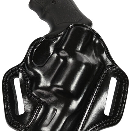 Galco CM270B Combat Master  OWB Black Leather Belt Slide Fits Browning Hi-Power/Springfield SA-35/Girsan MC P35/Match Right Hand