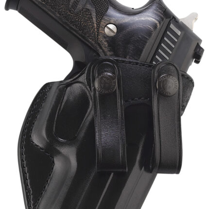 Galco SUM270B Summer Comfort IWB Black Leather Belt Loop Fits Browning Hi-Power/Springfield SA-35/Girsan MC P35/Match Right Hand