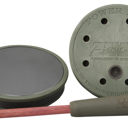 ZINK ZNKZNK303 Thunder Ridge  Friction Call Turkey Sounds Green/Purple Wood/Slate