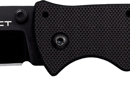 Cold Steel CSFLC3SP10A Verdict 3" Folding Spear Point Plain Black Matte AUS-10A SS Blade/Black G10 Handle Includes Belt Clip