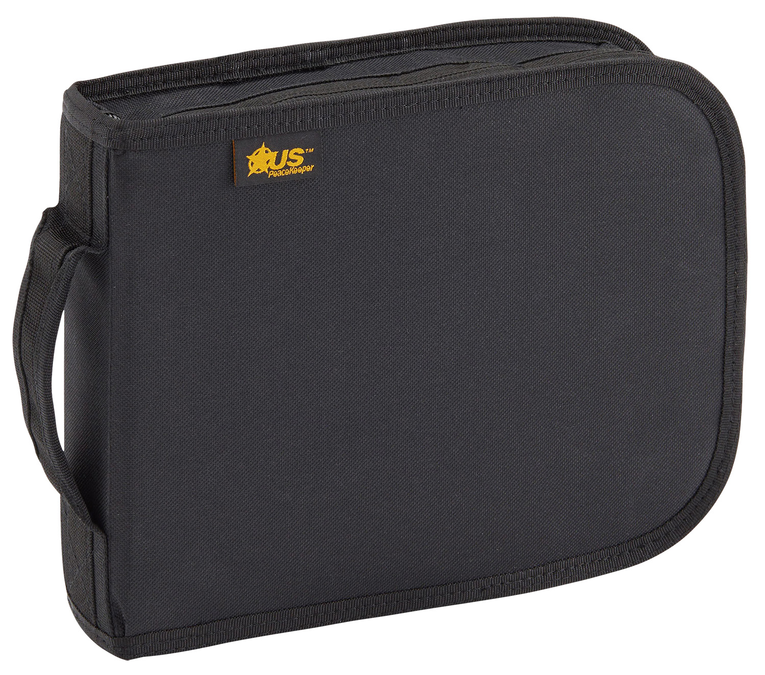 US PeaceKeeper P26108 Handgun Case Black Holds 1 Handgun Polyester