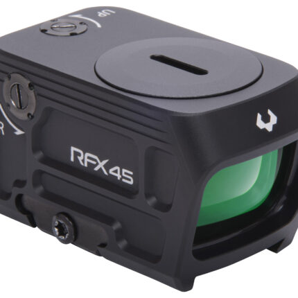 Viridian 9810058 RFX45  Black Anodized 1 x 24 mm x 15.5 mm 5 MOA Green Dot ACRO/Docter