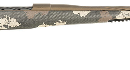 Fierce Firearms FRG7PRC24MM Twisted Rage  Full Size 7mm Rem 3+1 24" Midnight Bronze Cerakote Fluted Threaded Barrel & Receiver, Trophy Camo C3 Carbon Rage w/Pic Rail Carbon Fiber Stock