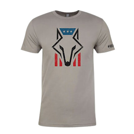 Foxpro FHFGS Foxhead Flag Gray Cotton/Polyester Short Sleeve Small