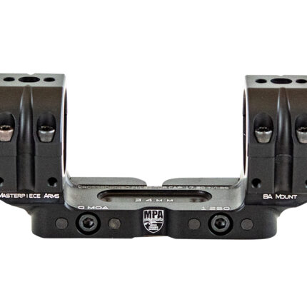 MasterPiece Arms BAMOUNT301125 MPA BA Bolt Action Mount  Black