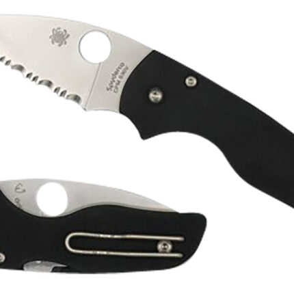 Spyderco C230GP Lil' Native 2.42" Folding Plain Satin CPM S30V SS Blade/Black Textured G10 Handle Includes Pocket Clip