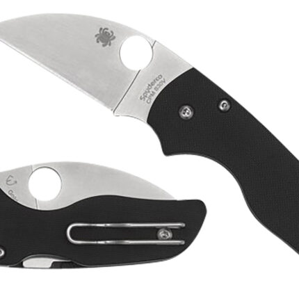 Spyderco C230GPWC Lil' Native 2.44" Folding Wharncliffe Plain CPM S30V SS Blade/Black Textured G10 Handle Includes Pocket Clip