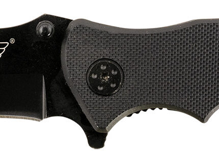 Uzi Accessories UZKFDR006 UZI Responder VI Black, Stainless-Steel Blade