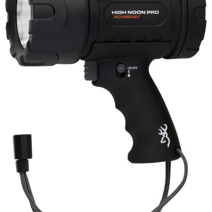 Browning 3717775 High Noon Pro USB Black 110-1400 Lumens White LED Polymer