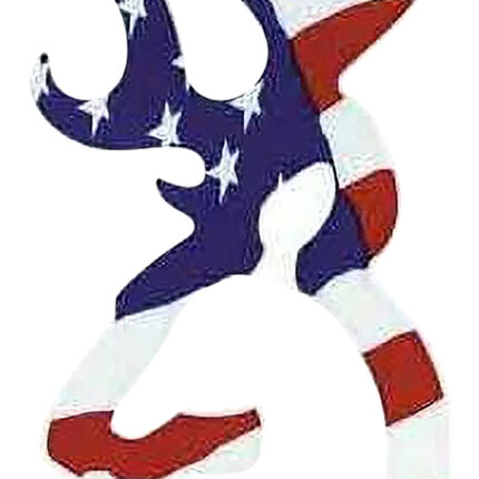 Browning 3922003116 Buckmark Decal Red/White/Blue Vinyl Sticker 6"