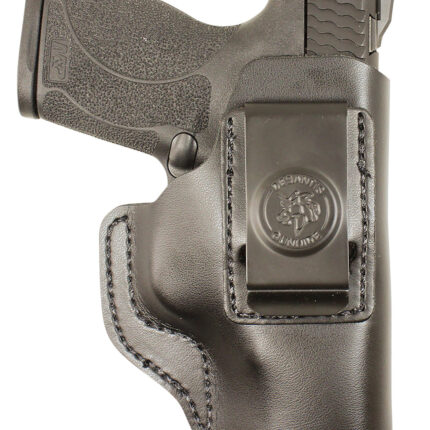 DeSantis Gunhide 031BA8JZ0 Insider IWB Black Leather Belt Clip Fits Sig P365 Right Hand